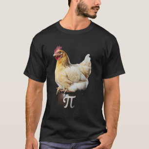 Pi-Tag Huhn Mathelehrer Student Professor Wortspie T-Shirt