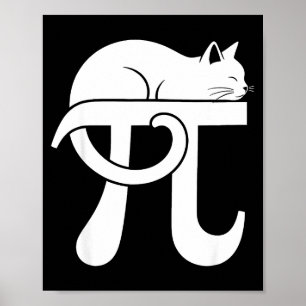 Pi-Tag-Mathe-Katzen-Nerd-Comedy-Lehrer-Schüler-Pi- Poster