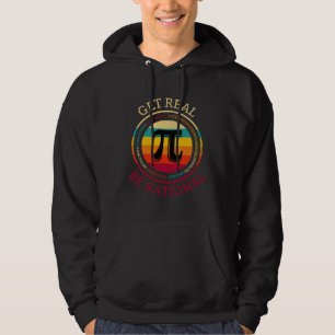 Pi-Tag Mathe-Nerd Geek-Wortspiel Ich werde real ra Hoodie