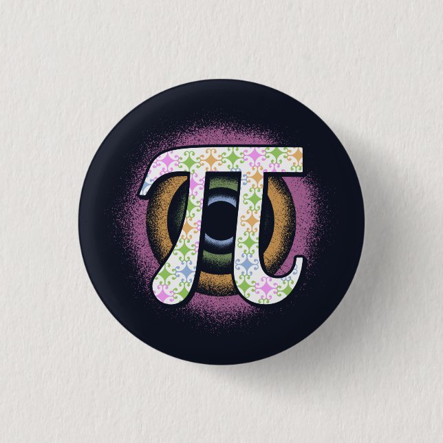 Pi-Tag-Mathematik-Nerd  Button (Vorderseite)