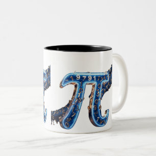 Pi-Tag-Tasse 3.14 – Lustiges Geschenk für Mathe-Li Zweifarbige Tasse