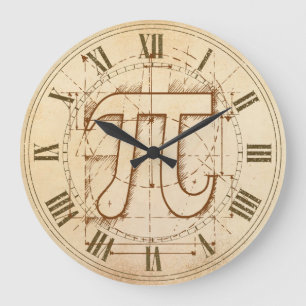 Pi Time Große Wanduhr