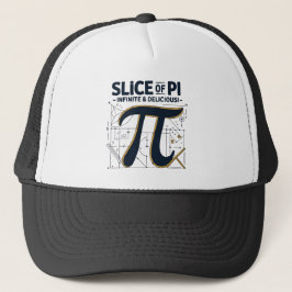 Pi-Trucker-Hut-Slice — Funny Math Lover-Geschenk Truckerkappe