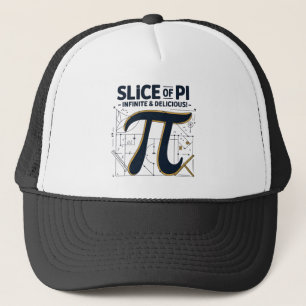 Pi-Trucker-Hut-Slice — Funny Math Lover-Geschenk Truckerkappe