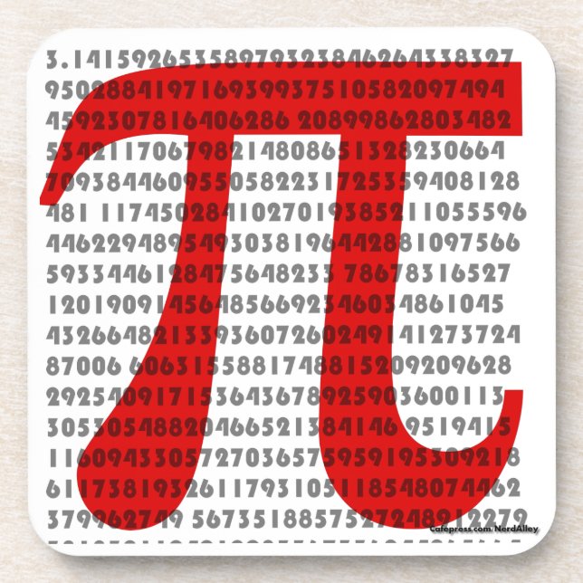 Pi Untersetzer (Vorderseite)