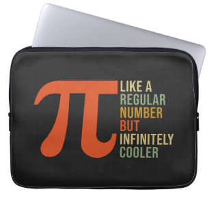 Pi wie eine regelmäßige Zahl, aber Cooler lustiger Laptopschutzhülle