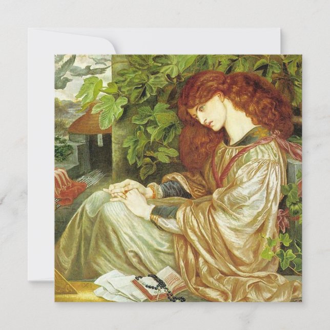 Pia De' Tolomei (schöne italienische Frau) Karte (Vorderseite)