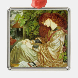 Pia De' Tolomei (schöne italienische Frau) Ornament Aus Metall