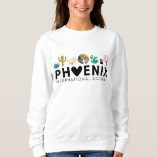 PIA-Diversity - Schwarzer Text Sweatshirt