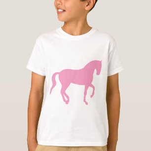 Piaffe Pferd (Rosa) T-Shirt