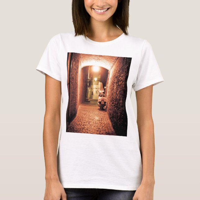 Piaggio-Roller in Italien T-Shirt (Vorderseite)