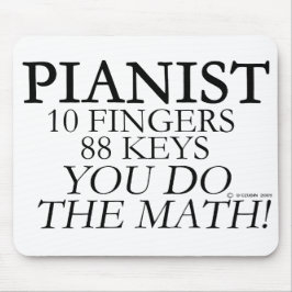 Pianist 10 Fingers 88 Keys Mousepad