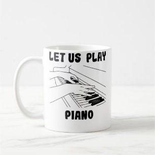 Pianist Designflügel Kaffeetasse
