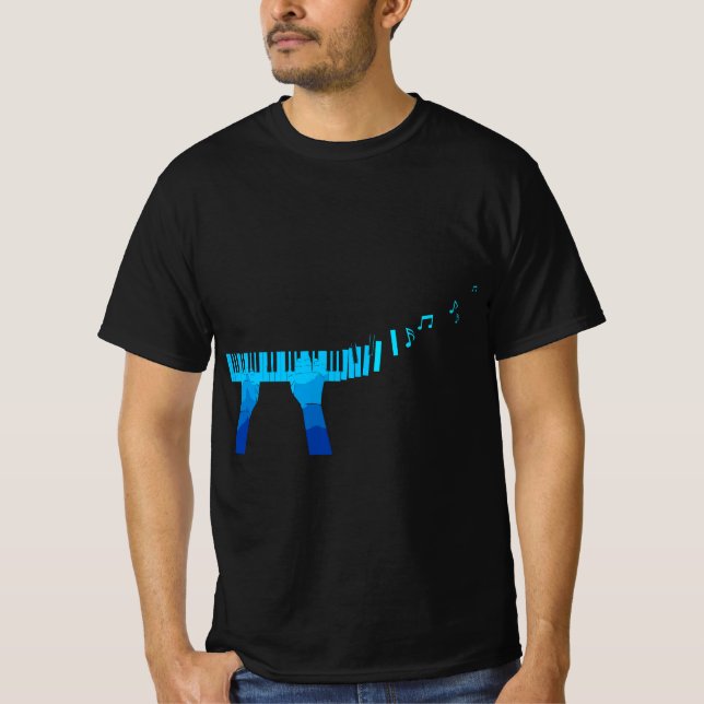 Pianist Keyboards Piano Classical Music Piano  T-Shirt (Vorderseite)