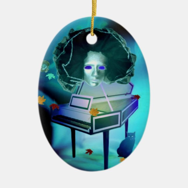 Pianist Meringue Ornament (Vorne)