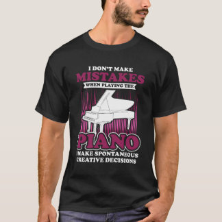Pianist Pianist Giovanni Piano zu Weihnachten T-Shirt