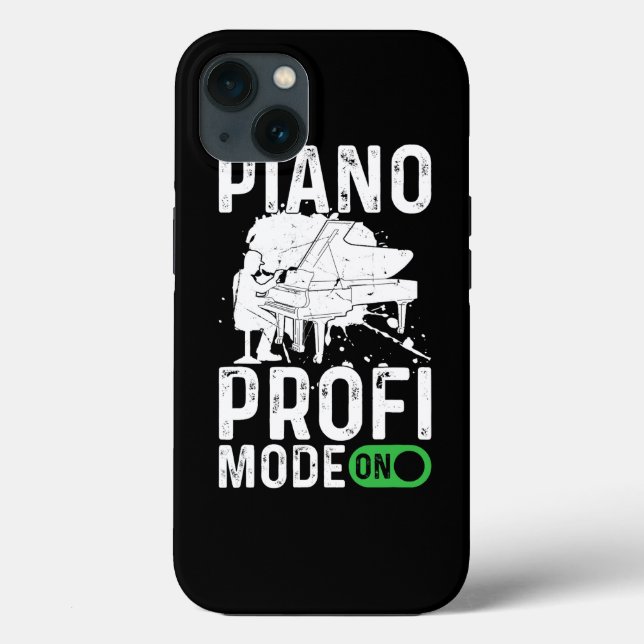 Pianist Piano Keyboarder Piano Profi-Modus On Case-Mate iPhone Hülle (Rückseite)