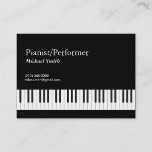 Pianist Visitenkarte