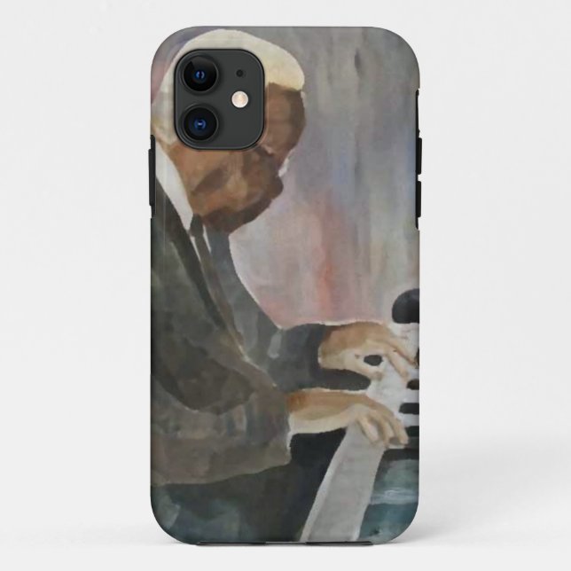Pianiste Originaler Jazz Oils Artwork Case-Mate iPhone Hülle (Rückseite)