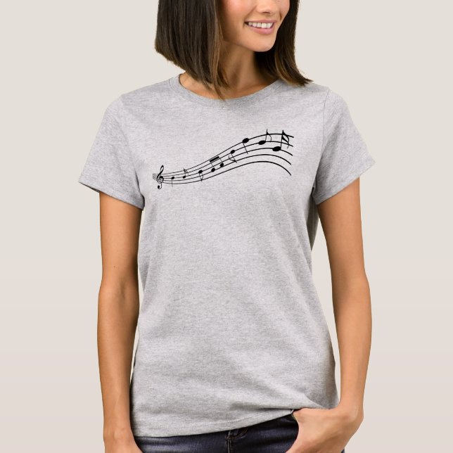 Pianisten Rock 2 Musician's Tee Shirt (Vorderseite)