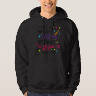 Pianisten sind wie Einhörner, die das Leben magisc Hoodie
