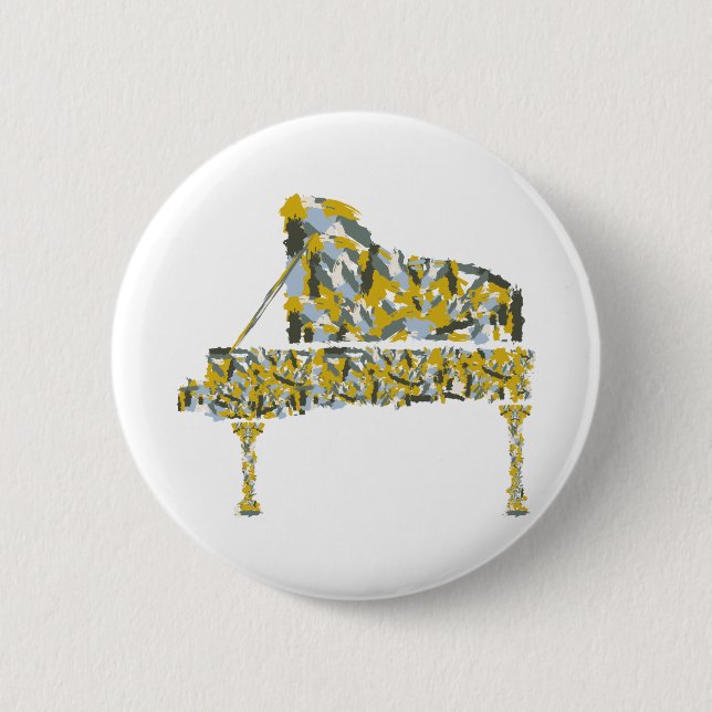 Piano abstrakt button (Vorderseite)