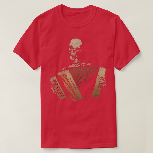 Piano Accordion Blues T-Shirt (Design vorne)