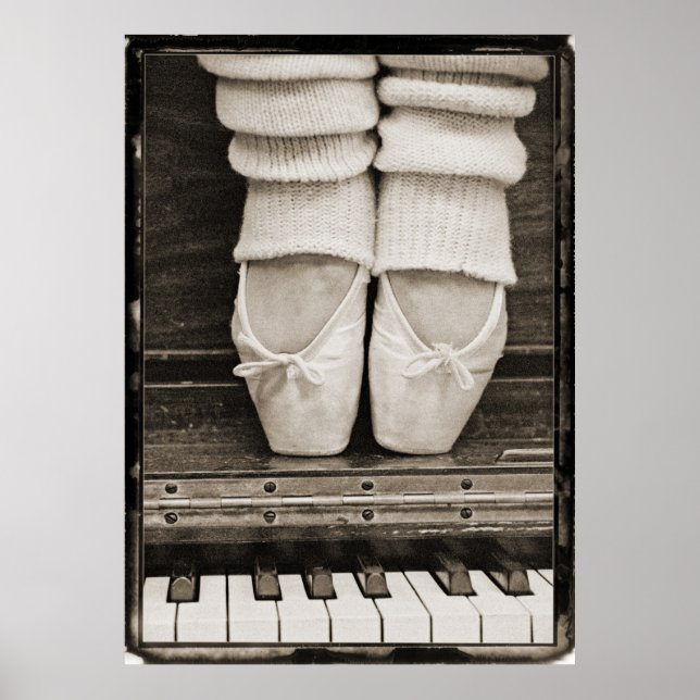 Piano Ballett Duell groß Poster (Vorne)