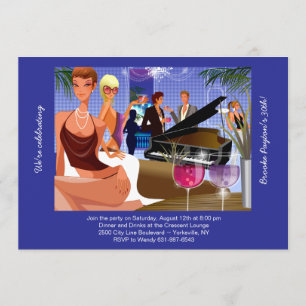 Piano-Bar-Einladung Einladung