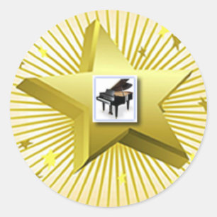 Piano Bears Musical Storybook Sticker