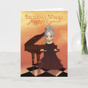 Piano Birthday Grußkarte Geburtstag wünscht Karte