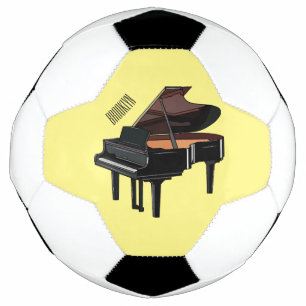 Piano-Cartoon Fußball