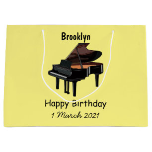 Piano-Cartoon Große Geschenktüte