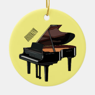 Piano-Cartoon Keramik Ornament