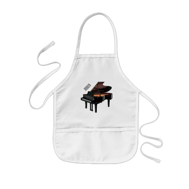 Piano-Cartoon Kinderschürze (Vorne)