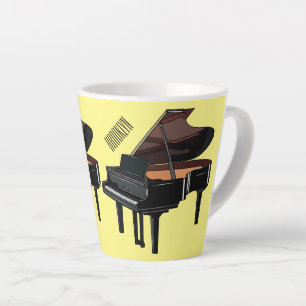 Piano-Cartoon Milchtasse