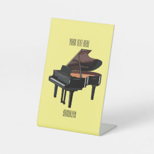 Piano-Cartoon Sockelschild