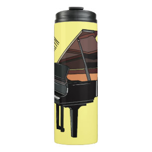 Piano-Cartoon Thermosbecher