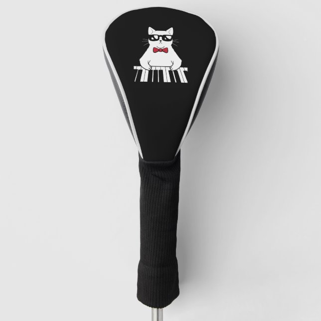 Piano Cat Golf Headcover (Vorderseite)