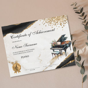 Piano Certificate Music School - Errungenschaft
