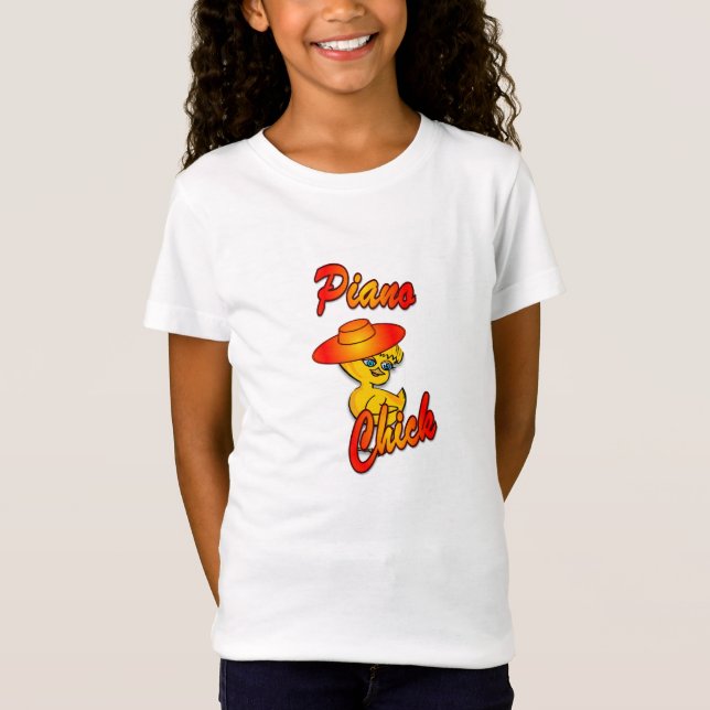 Piano Chick #5 T-Shirt (Vorderseite)