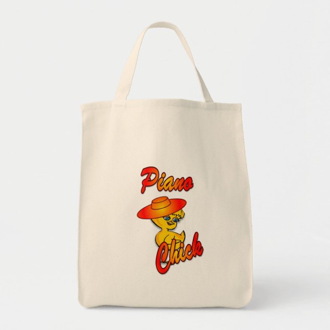 Piano Chick #5 Tragetasche (Vorne)