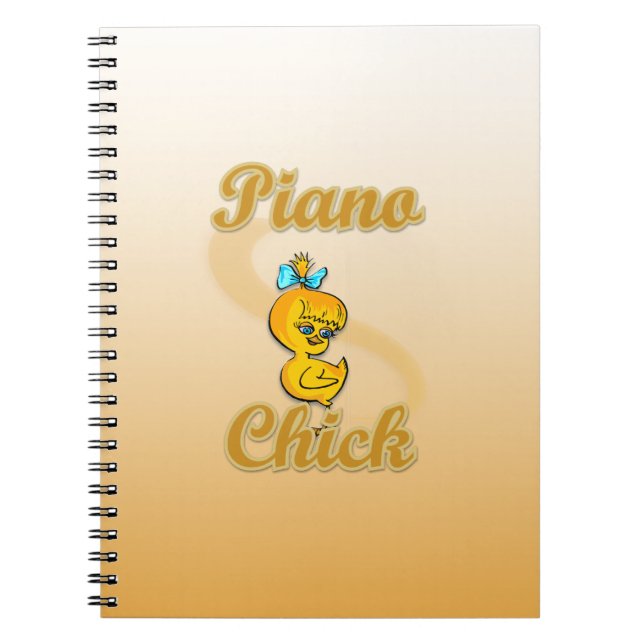 Piano Chick Notizblock (Vorderseite)