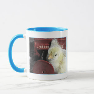 Piano Chick Vintag Look Foto Tasse