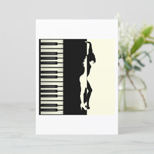 Piano Dancer Einladung