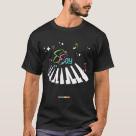 Piano Day 28 März 2024 88keys 88days T-Shirt