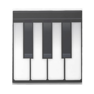 Piano Emoji Notizblock