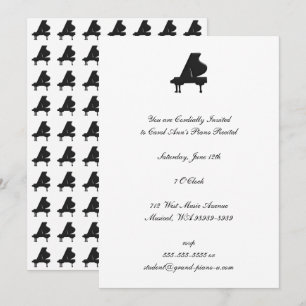 Piano-Erwägung Einladung