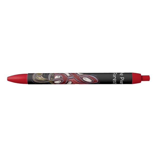 Piano Forest Red Pilz Stift (Vorderseite)