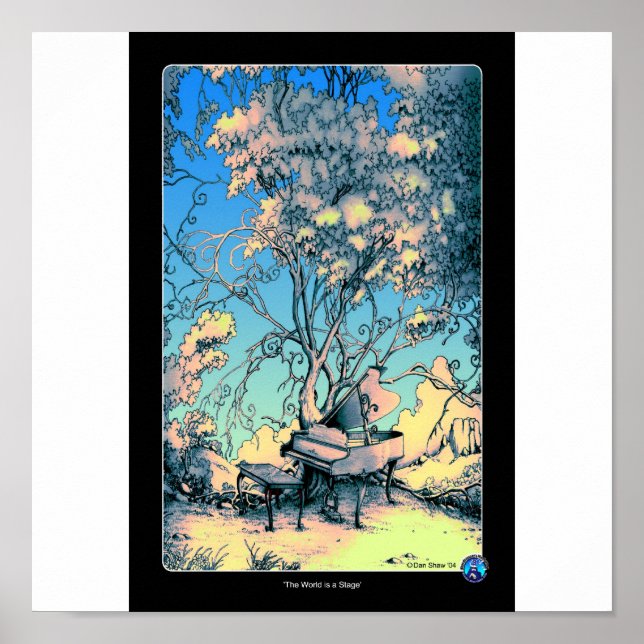 Piano Garden Poster (Vorne)